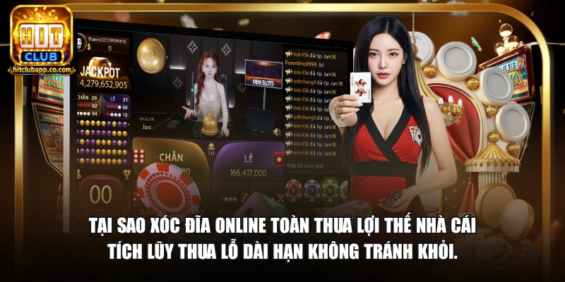 Tại Sao Chơi Xóc Đĩa Online Toàn Thua - Nguyên Nhân Thực Tế 2026 1 Tại sao xóc đĩa online toàn thua lợi thế nhà cái tích lũy thua lỗ dài hạn không tránh khỏi.