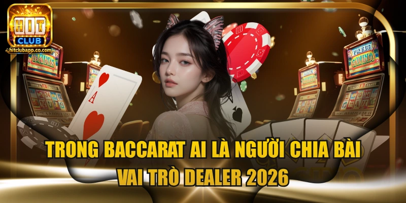 Trong baccarat ai là người chia bài